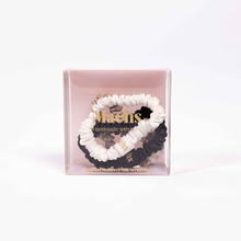 Ivory Black Champagne 3-Pack Scrunchies Small