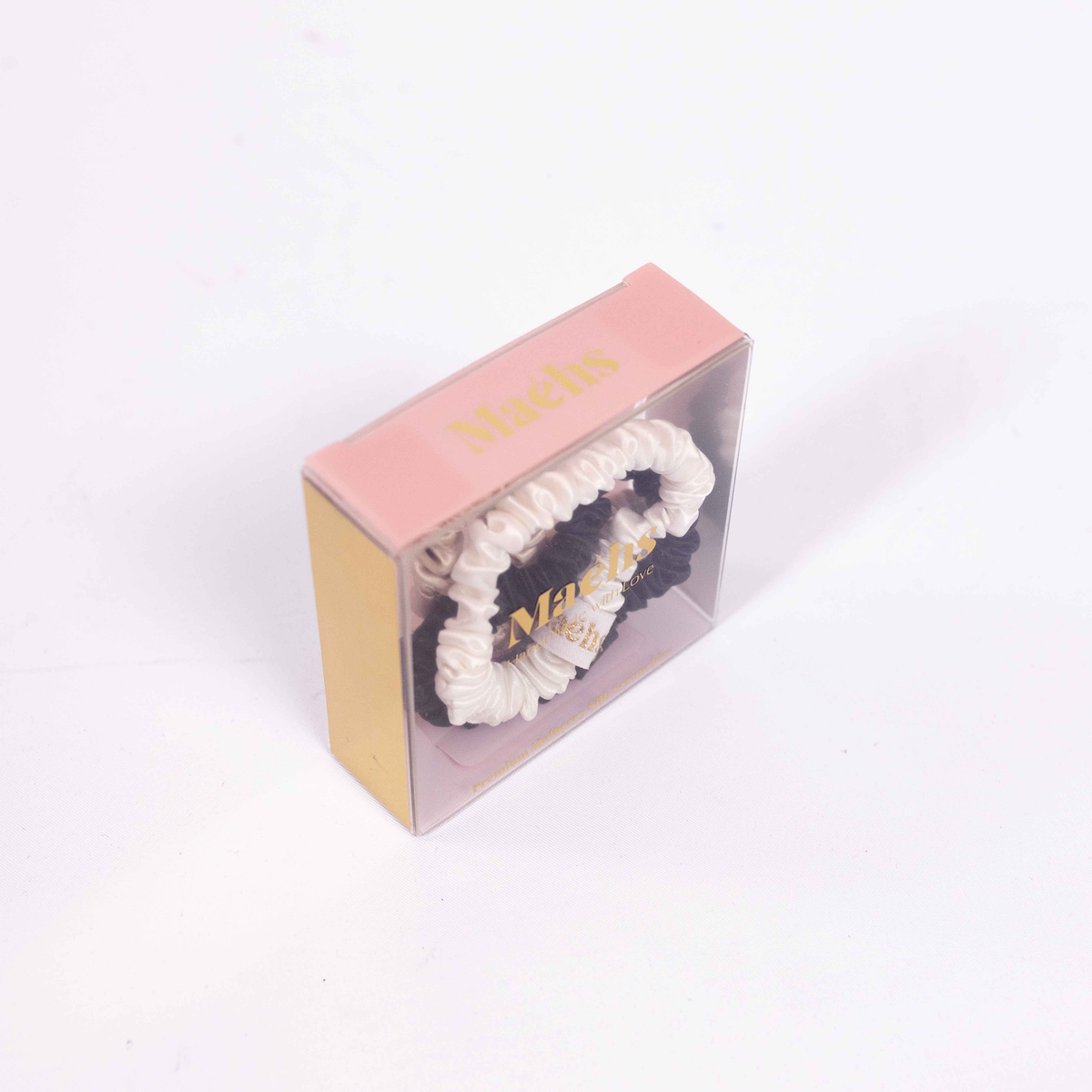 Ivory Black Champagne 3-Pack Scrunchies Small