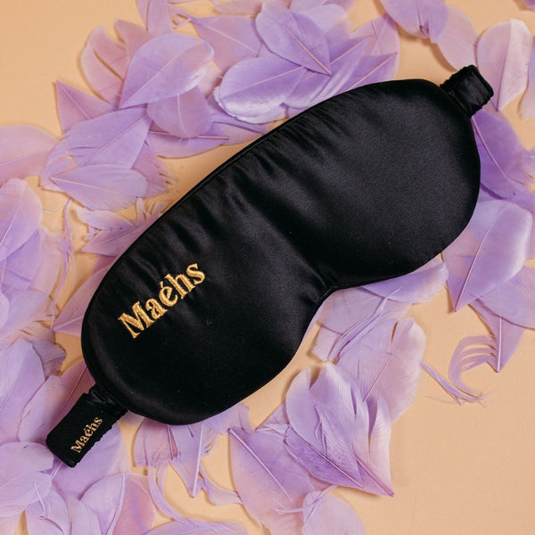 Zijden slaapmasker van maehs