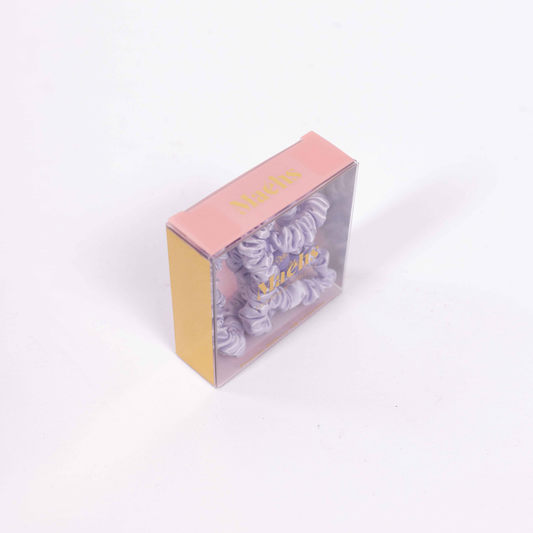 Lavender 3-Pack Scrunchies Small