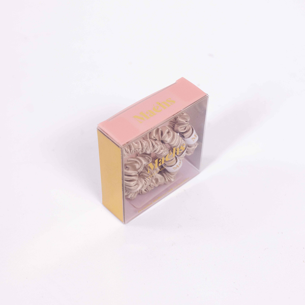 Champagne 3-Pack Scrunchies Small