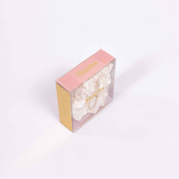 Ivory 2-Pack Scrunchies Midi