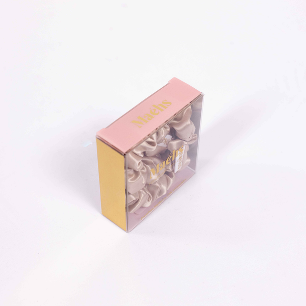 Midi 2-Pack Scrunchies Champagne