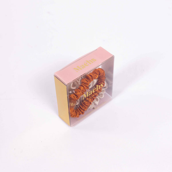 Champagne Rust 2-Pack Scrunchies S-M