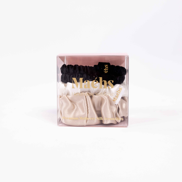 Paris 4-Pack Scrunchies S-S-M-L