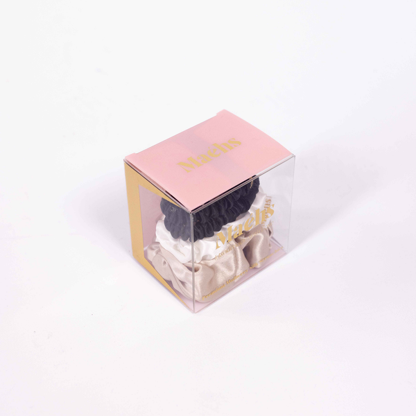 Paris 4-Pack Scrunchies S-S-M-L