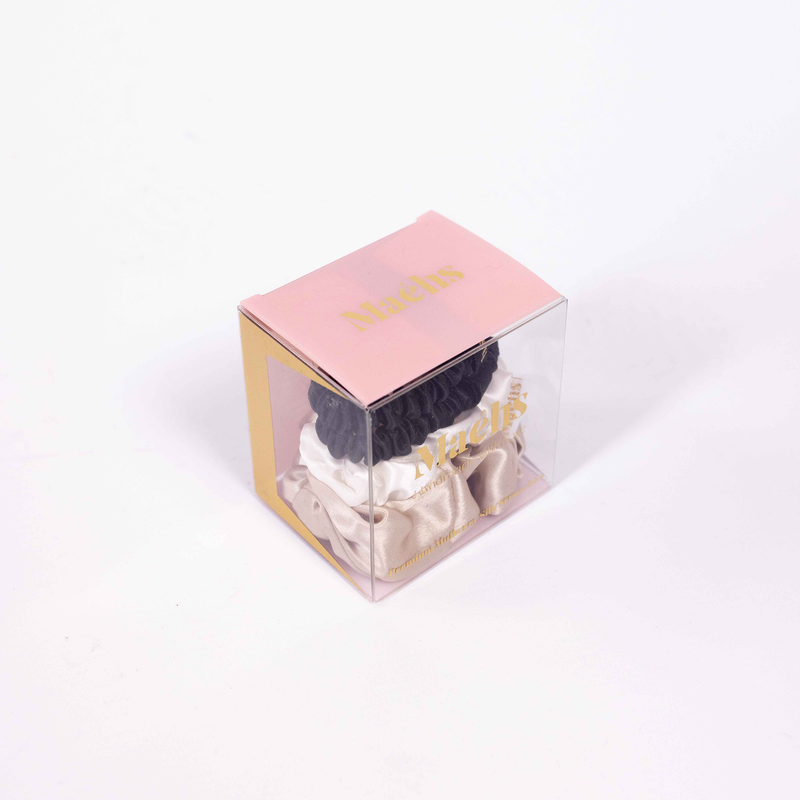 Paris 4-Pack Scrunchies S-S-M-L