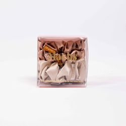 Champagne Caramel 3-Pack Scrunchies M-M-L