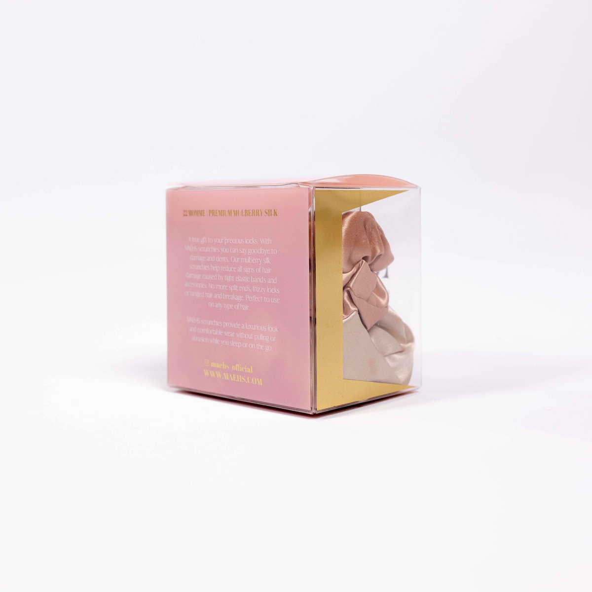 Champagne Caramel 3-Pack Scrunchies M-M-L