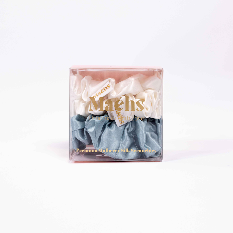 Ether Ivory 3-Pack Scrunchies M-M-L